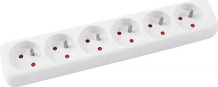 OFFICE PRODUCTS Przedłużacz OFFICE PRODUCT, 6 gniazd, 5m, z uziemieniem, biały 13116521-14 - Listwy zasilające - miniaturka - grafika 2