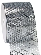 Pozostałe akcesoria świąteczne - Pattberg Prezent 80 MM 45 m taśma Chicago otworów, srebrny 2889050-631 - miniaturka - grafika 1