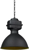 Systemy inteligentnych domów - QAZQA Inteligentna przemysłowa lampa wisząca czarna 38 5 cm z A60 WiFi - Sicko - miniaturka - grafika 1