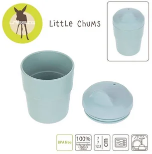 Lassig Kubek z silikonową pokrywką z dziubkiem Little Chums Pies solution-bc-7419-0 - Miseczki i talerzyki dla dzieci - miniaturka - grafika 2