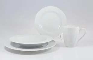 Zestaw naczyń dla 6 osób 24 części Vega Niedekorowana - Serwisy obiadowe Zestaw naczyń dla 6 osób 24 części Vega Niedekorowana - Serwisy obiadowe - miniaturka - grafika 1