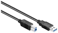 Kable USB - Good Connections 2510 025 port USB 2.0 wtyczka A na wtyk B, 0,25 m Szary/kabel do drukarki, czarny 2710-S002 - miniaturka - grafika 1