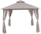 Pawilony ogrodowe - NATERIAL Pawilon ogrodowy 3 x 3 m OXIS taupe NATERIAL - miniaturka - grafika 1