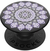 Uchwyty samochodowe do telefonów - PopSockets PopSockets PopGrip - Rozkładany uchwyt i podstawka do telefonów oraz tabletów z wymiennymi krążkami PopTops - Peace Mandala Purple 800683 - miniaturka - grafika 1