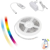 Taśmy LED - Spectrum Zestaw pasek LED 17W/5m RGBW+CCT+DIMM WiFi Smart WOJ+14493 Spectrum WOJ+14493 - miniaturka - grafika 1