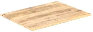 vidaXL Blat stołu, lite drewno mango, 15-16 mm, 80x60 cm vidaXL - Blaty meblowe i parapety okienne - miniaturka - grafika 11