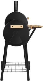 tectake Grill wielofunkcyjny wędzarnia + termostat - czarny 400821 - Grille - miniaturka - grafika 4