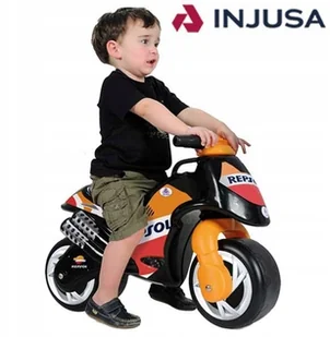 Injusa Repsol Jeździk Motor Biegowy Pchacz - Jeździki dla dzieci - miniaturka - grafika 18