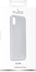 PURO ICON Cover - Etui iPhone Xs Max (jasny niebieski) Limited edition IPCX65ICONLBLUE - Etui i futerały do telefonów - miniaturka - grafika 4
