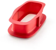 Formy do ciast - Lekue Keksówka silikonowa z ceramicznym talerzem DUO 24 cm leduvel_2412524R14M150 - miniaturka - grafika 1