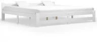 Łóżka - vidaXL Lumarko Rama łóżka, biała, lite drewno sosnowe, 200x200 cm 322004 - miniaturka - grafika 1