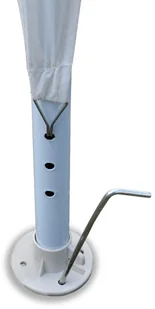 vidaXL Namiot imprezowy, 3 x 4 m, biały - Pawilony ogrodowe - miniaturka - grafika 6