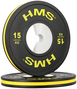 HMS Zestaw talerz olimpijskich BUMPER- BTBR SET (8 szt.) - 1009666 - Pozostały sprzęt siłowy - miniaturka - grafika 13