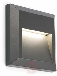 Faro Barcelona Faro Grant Zewnętrzny kinkiet LED Antracytowy, 1-punktowy 70655 - Lampy ogrodowe - miniaturka - grafika 3