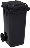 Kosze na śmieci - Kosz 120L na kółkach CZARNY 120SEG - miniaturka - grafika 1