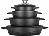 Zestawy garnków i patelni - Smile MPM Komplet garnków MGK-17 - miniaturka - grafika 1