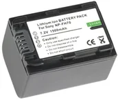 Akumulatory do aparatów dedykowane - amsahr Sony NP-FH70 1500 mAh,,,,, 7.4 wolta, dopuszczenie CE-, zgodność z dyrektywą RoHS.Bateria jednorazowa BT-SNNPFH70-1CT - miniaturka - grafika 1