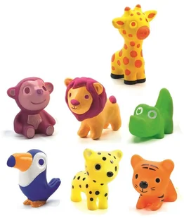 Djeco figurka Gumowe zwierzątka, zestaw - Figurki dla dzieci - miniaturka - grafika 4