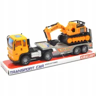 Samochody i pojazdy dla dzieci - 965453 Auto Laweta Ciężarówka + Koparka - miniaturka - grafika 1