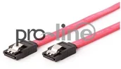 Kable komputerowe i do monitorów - Gembird Kabel Serial ATA III M-M 1m czerwony CC-SATAM-DATA-XL - miniaturka - grafika 1