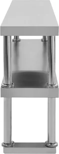 VidaXL Kuchenny stół roboczy z półką, 120x60x150 cm, stal nierdzewna 3054470   VidaXL - Akcesoria gastronomiczne - miniaturka - grafika 10
