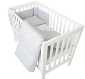 Pościel dla dzieci - Motherhood Pościel niemowlęca 100x135 cm, Drzewka Niebieskie, 4-elementowa - miniaturka - grafika 1