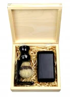 Zestawy kosmetyków męskich - Zestaw Do Golenie - pędzel + maszynka +mydło - miniaturka - grafika 1