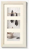 Ramki na zdjęcia - Walther Design Home drewniana rama, biały, 3x 10 x 15 cm HO315W - miniaturka - grafika 1