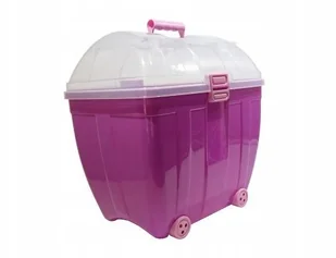 Duży Pojemnik Kuferek kółka, na zabawki Żółty - Pojemniki na zabawki - miniaturka - grafika 4