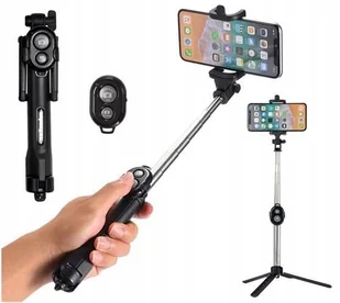 Monopod Do Zdjęć Kijek Do Selfie Statyw Tripod 3W1 - Selfie stick - miniaturka - grafika 2