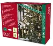 Pozostałe oświetlenie - Konstsmide 1167  000 LED łańcuch drzewo ""Slim Line"" z 10 dużych/do świec na trzonku od wewnątrz (IP )/4,5 V wewnętrzny transformator/z wyłącznikiem/20 ciepło białych diod/przewód zielony 1167-000 - miniaturka - grafika 1