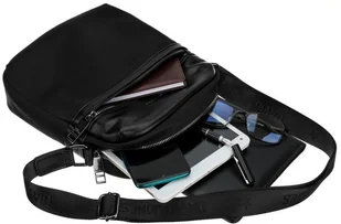 David Jones Sportowa listonoszka damska na szerokim, logowanym pasku - Torebki damskie - miniaturka - grafika 7