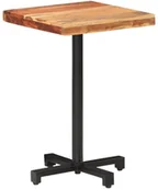 Ławy i stoliki kawowe - VidaXL Lumarko Stolik bistro, kwadratowy, 50x50x75 cm, lite drewno akacjowe 320274 VidaXL - miniaturka - grafika 1