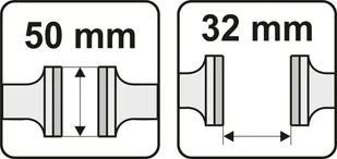 Yato IMADŁO RĘCZNE SZCZĘKI 50 MM YT-65082 YT-65082 - Imadła i ściski - miniaturka - grafika 4