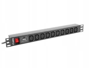 lanberg Lanberg Zasilacz sieciowy, czarny, rozmiar uniwersalny PDU-10I-0200-IEC-BK - Huby USB - miniaturka - grafika 4