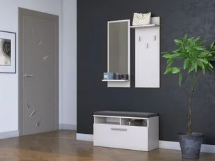 Garderoba RIVA - BIEL GAR RIVA BIEL KPL - Meble do przedpokoju - miniaturka - grafika 2