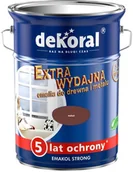 Emalie - Dekoral Emalia Ftalowa  Emakol Strong Mahoń Pojemność 5 L - miniaturka - grafika 1