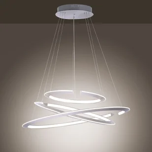 Paul Neuhaus Lampa wisząca LED Alessa trzy pierścienie LED - Lampy sufitowe - miniaturka - grafika 2