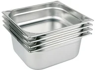Pojemniki i kosze gastronomiczne - APS Pojemnik prostokątny ze stali nierdzewnej GN 1/6 176x162x100 mm | 81604 81604 - miniaturka - grafika 1