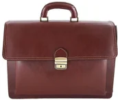 Teczki i aktówki - Barberini's Aktówki męskie skórzane - Barberini's - Brązowy 44-6 - miniaturka - grafika 1