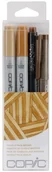 Pozostałe akcesoria dla plastyków - Copic copic Doodle Pack-Brown DPBRN - miniaturka - grafika 1
