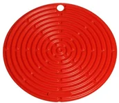 Podstawki pod garnki - Le Creuset 93000230090200 piec akcesoriów silikonowe wkładki silikonowe łapki do garnków, czerwony 93000230090200 - miniaturka - grafika 1