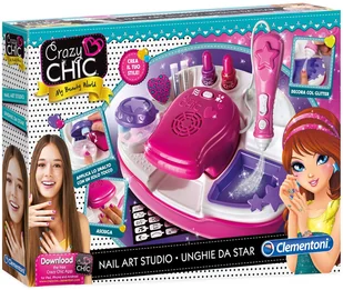 Clementoni Clementoni Clementoni Crazy Chic studio paznokci 78257 - 78257 CLEMENTONI - Zabawy w naśladowanie dorosłych - miniaturka - grafika 2