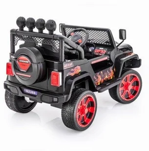 Super-Toys MEGA JEEP SUNSHINE, NAPĘD 4X4, WOLNY START/ MIĘKKIE KOŁA, BLUETOOTH, RADIO EXCLUSIVE/2388 S-2388-CZERWONY - Pojazdy elektryczne dla dzieci Super-Toys MEGA JEEP SUNSHINE, NAPĘD 4X4, WOLNY START/ MIĘKKIE KOŁA, BLUETOOTH, RADIO EXCLUSIVE/2388 S-2388-CZERWONY - Pojazdy elektryczne dla dzieci - miniaturka - grafika 7