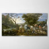 Obrazy i zdjęcia - PL Coloray Obraz Szklany Religijne Zwierzęta Noe 120x60cm - miniaturka - grafika 1