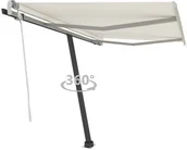 Markizy - VidaXL Lumarko Wolnostojąca, ręcznie zwijana markiza, 300x250 cm, kremowa  3069697 VidaXL - miniaturka - grafika 1