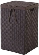 Kosze na bieliznę - Compactor ran6892 kosz na pranie, kolekcjonerów Tex, pokrywa i wyściółka wewnętrzna, 30 x 30 x 50 cm, ciemnobrązowy RAN6892 - miniaturka - grafika 1