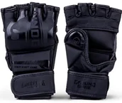 Rękawice bokserskie - Ground Game Sklep RĘKAWICE MMA "STRIPE BLACK" GROUND GAME - miniaturka - grafika 1