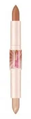 Bronzery i konturowanie twarzy - Rimmel Insta Duo Contour Stick sztyft do konturowania twarzy 200 Medium 8g - miniaturka - grafika 1