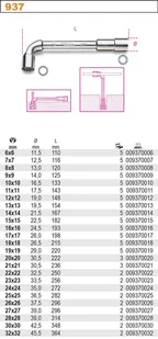 Beta KLUCZ NASADOWY KĄTOWY DWUSTR. 10X10MM 937K/10 - Klucze i nasadki - miniaturka - grafika 2